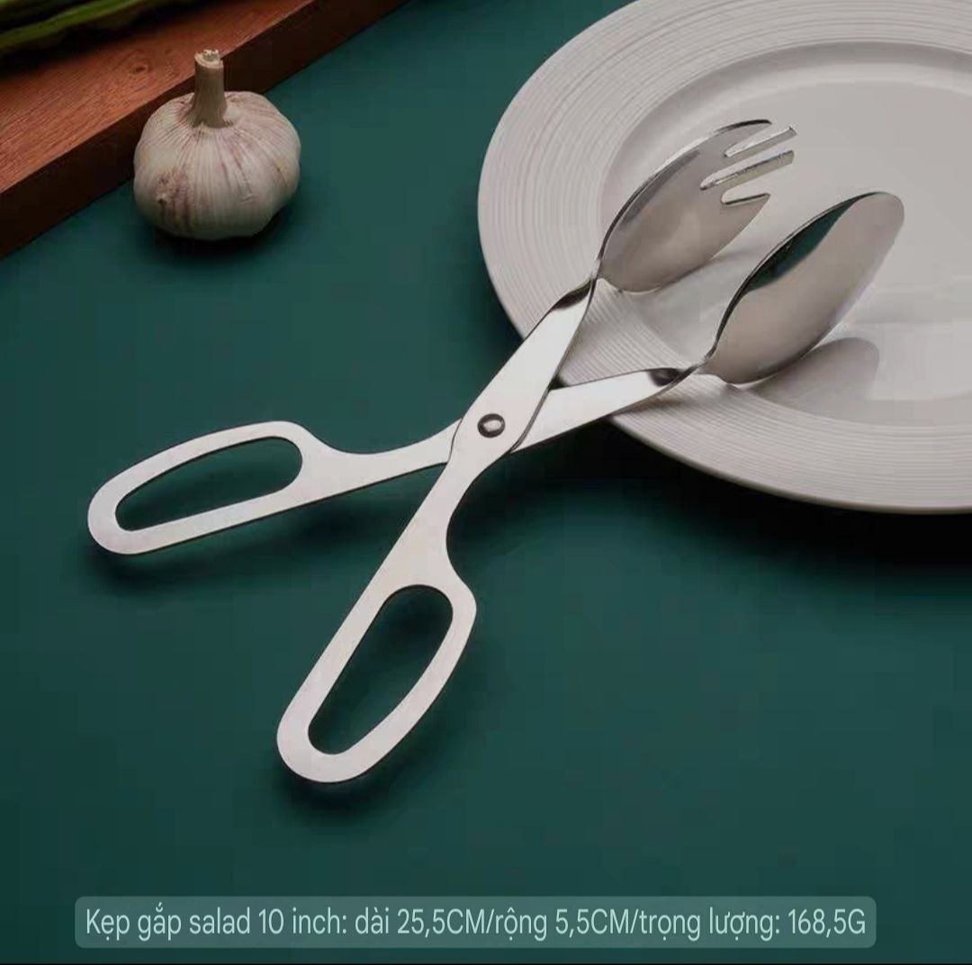 Kéo Gắp Thức Ăn Inox Cao Cấp
