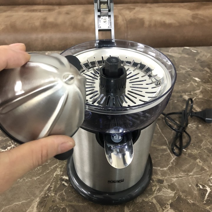 Máy vắt cam cao cấp DSP Công suất 130W, Dung tích 1000ml, trọng lượng 3kg, Chất liệu Inox 304 - Hàng nhập khẩu