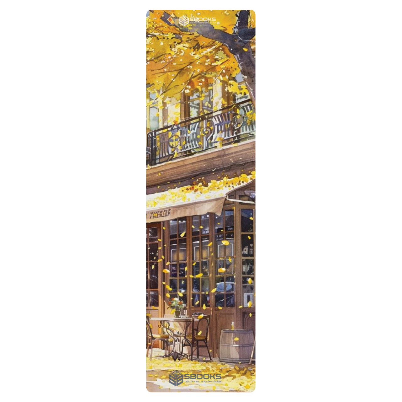 5 Cái Bookmark Kẹp Sách, Dấu Trang Hoạ Tiết Quán Cafe Mùa Hè - SBOOKS