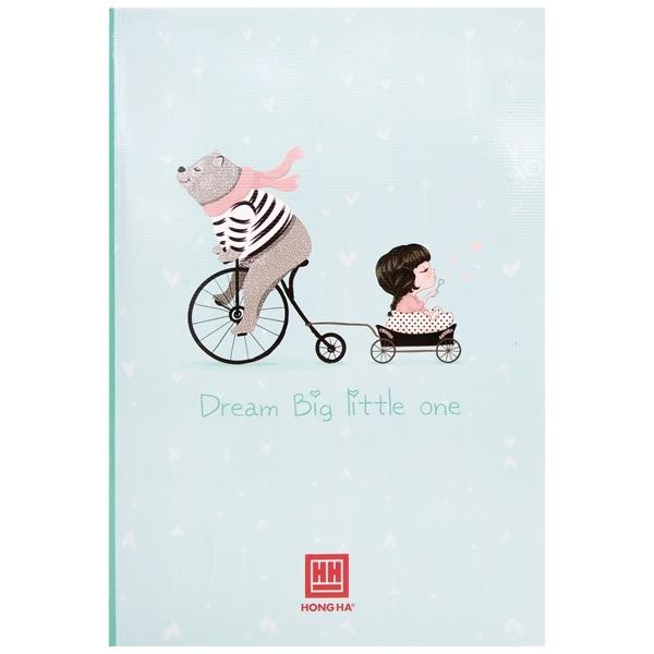 Combo 5 Vở South Star Dreaming Bear - 4 Ly Ngang 200 Trang ĐL 70g/m2 - Hồng Hà 0749 (Mẫu Màu Giao Ngẫu Nhiên)