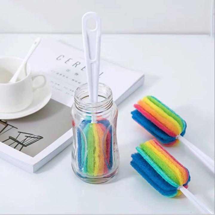 CÂY CỌ RỬA CỐC CHÉN BÌNH SỮA CỌ LY ( 7 MÀU)