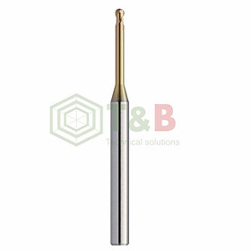 Dao Cầu Cổ Dài R1 x 10 x 45 L Union Tool Model HSLB2020-100,Dao phay ngón gia công sau nhiệt