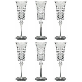  BỘ 6 LY CHAMPAGNE PHA LÊ PHÁP CRISTAL D