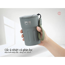 Cốc ủ nhiệt có phin lọc iMat 380ml