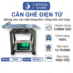 Cân Ghế Điện Tử B19P - Mặt Bàn Cân 300X400MM