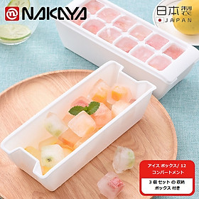 Khay làm đá viên Nakaya - Hàng nội địa Nhật Bản (#Made in Japan)