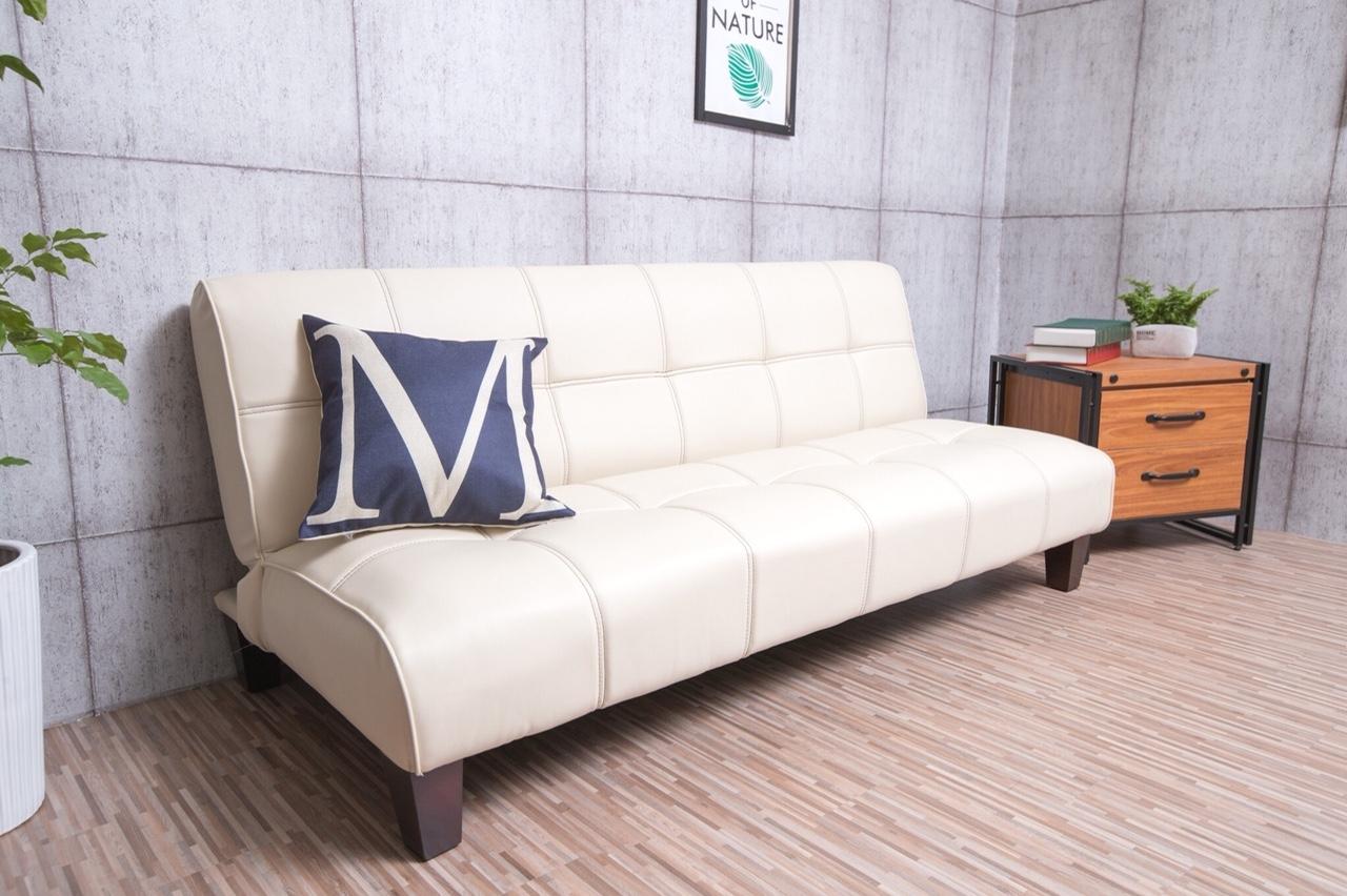 Sofa bed Juno sofa màu trắng 180 x 105 x 38 cm