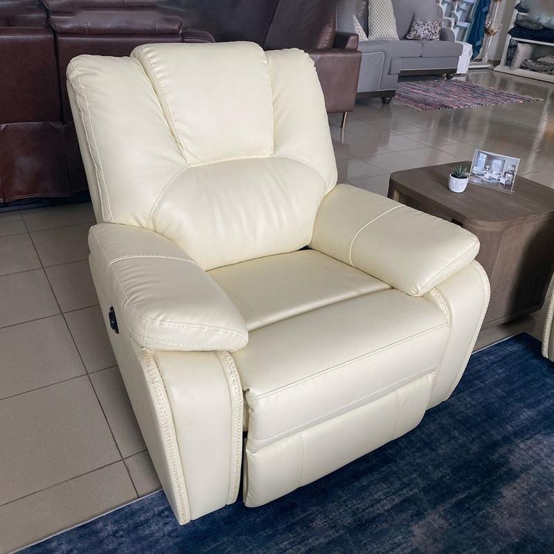 Ghế sofa đơn ngã lưng thư giãn bằng điện sang trọng SMLIFE Jonathan E1 | D99 x R96 x C99cm | nâng hạ lưng ghế