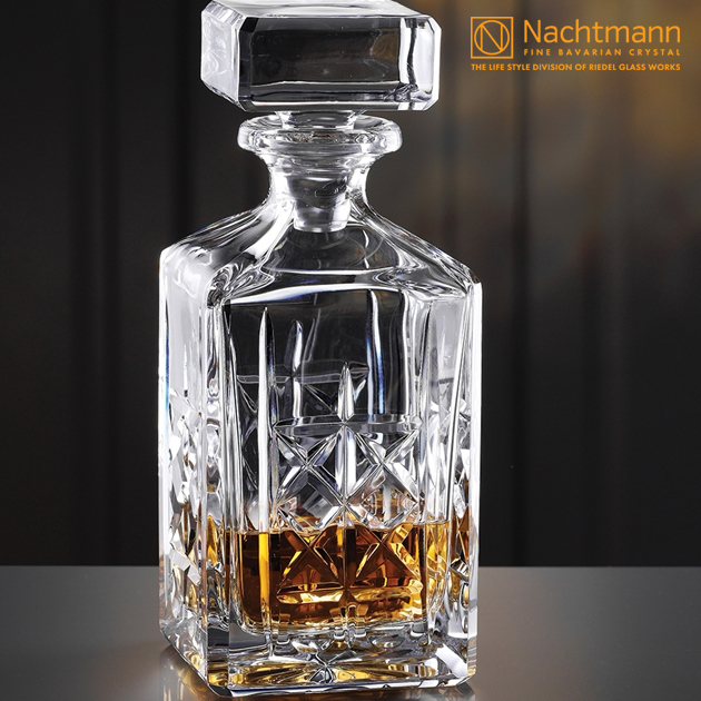 Bộ bình & ly pha lê whisky Nachtmann Highland 5 món - Hàng chính hãng Đức