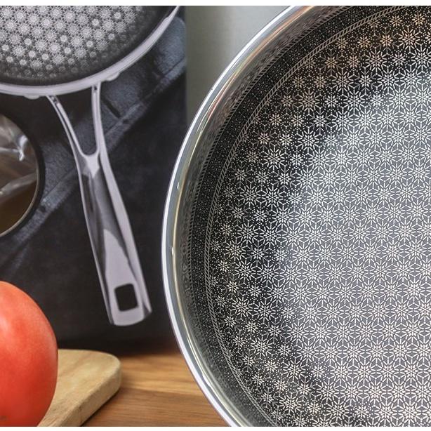 Chảo chống dính 2 mặt hoa tuyết bếp từ cào không xước Kims Cook Noon Song Hàn Quốc - 20cm/22cm/24cm/26cm/28cm/30cm/32cm