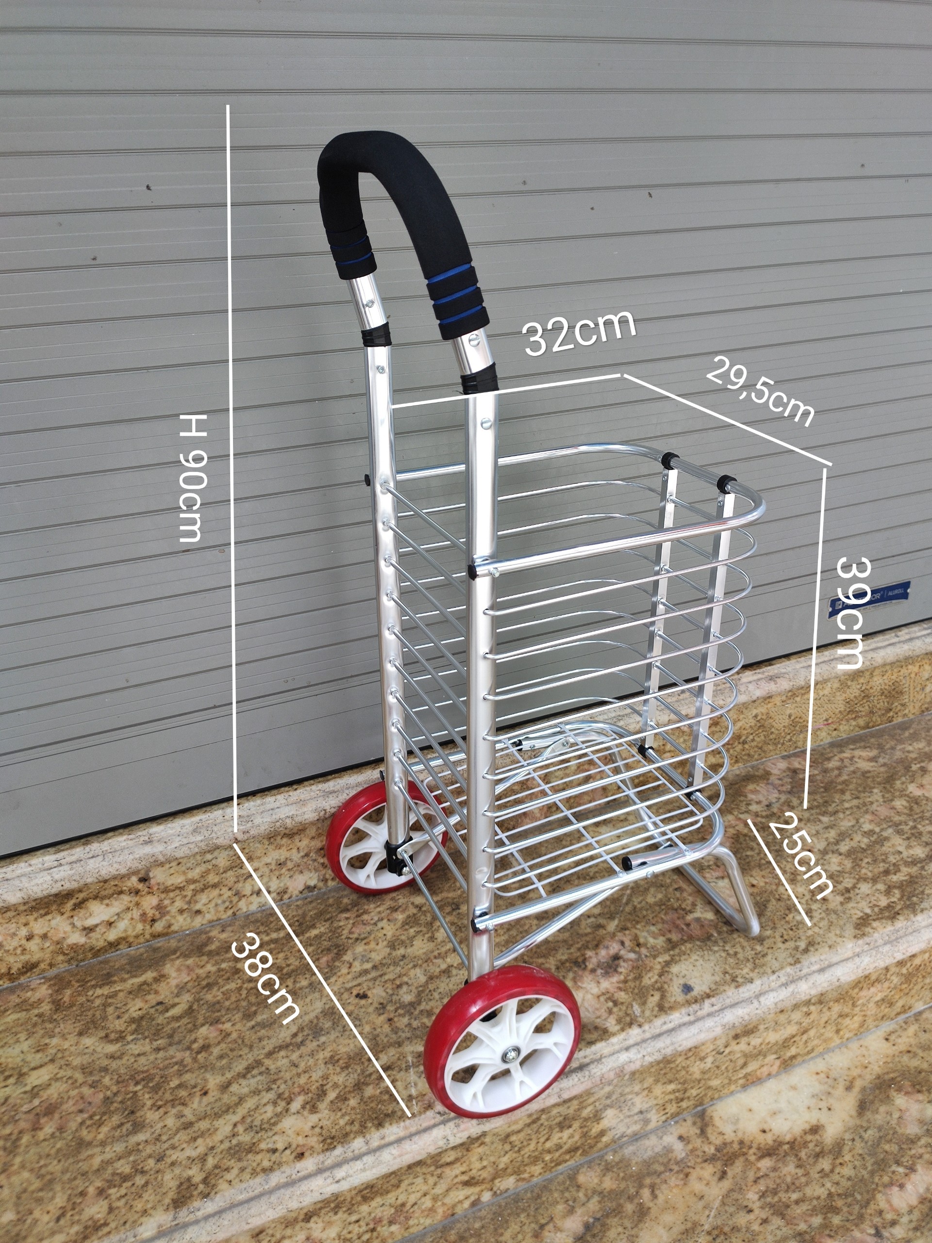 Xe kéo đi chợ siêu nhẹ siêu bền cao cấp 601