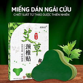 Hộp 12 Miếng Dán Ngải Cứu Vai Gáy Giảm Đau Cổ Vai Gáy, Thải Độc - Miếng Dán Vai Gáy Đông Y Thảo Dược Giảm Đau Lưng, Thoái Hóa Cột Sống - Hộp 12 Miếng Dán Tiện Lợi