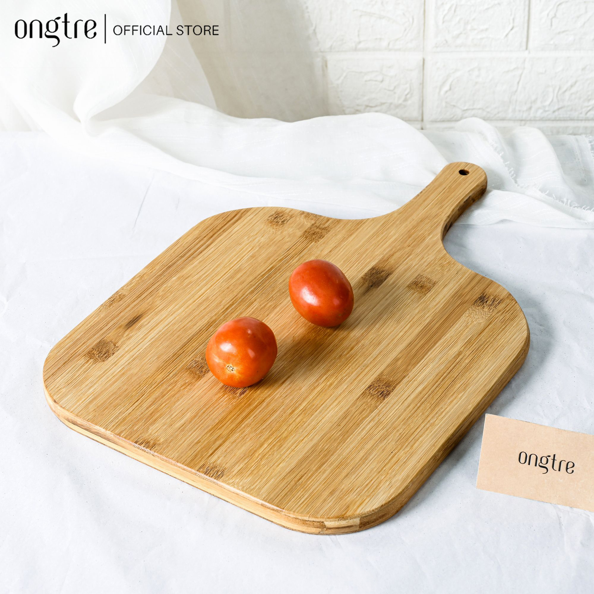Thớt tre có tay cầm/ thớt đồ nguội/ thớt decor chụp ảnh | ongtre (Vietnam).