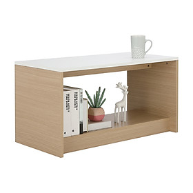 Bàn Cà Phê Mia 80Cm(Vuông) Gỗ Sồi Trắng |Index Living Mall | Nội thất Thái Lan