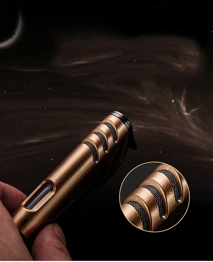 Vỏ Hột Quẹt Bật Lửa Khò 1 Tia Honest BCZ- 457 Họa Tiết Hoa Văn - Dùng Gas Cao Cấp