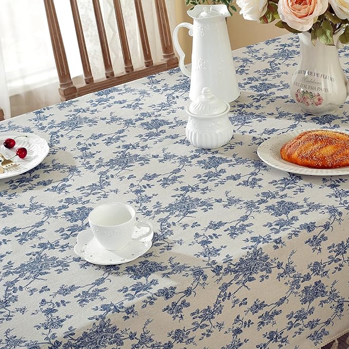 Khăn Trải Bàn Phong Cách Vintage Kích Thước 150cm x 150cm, Có 3 Màu Để Lựa Chọn
