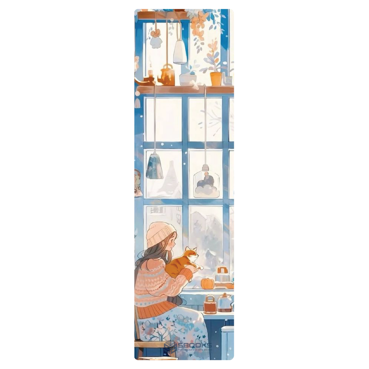 5 Cái Bookmark Kẹp Sách, Dấu Trang Hoạ Tiết Quán Cafe Mùa Hè - SBOOKS