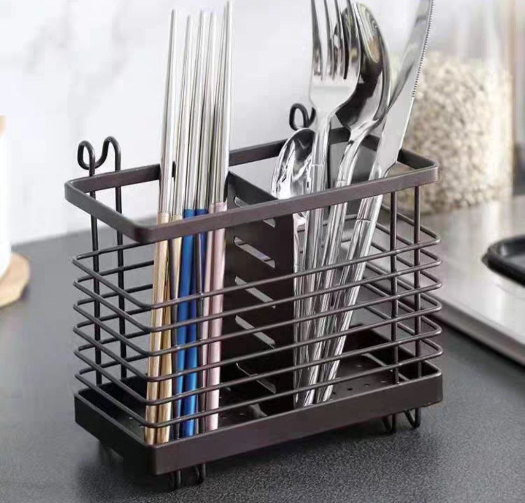 Ống đũa 2 ngăn INOX 304 Long vân
