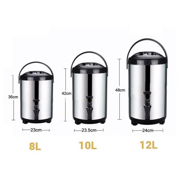 Bình ủ trà sữa nóng lạnh 3 lớp các cỡ 10 lít