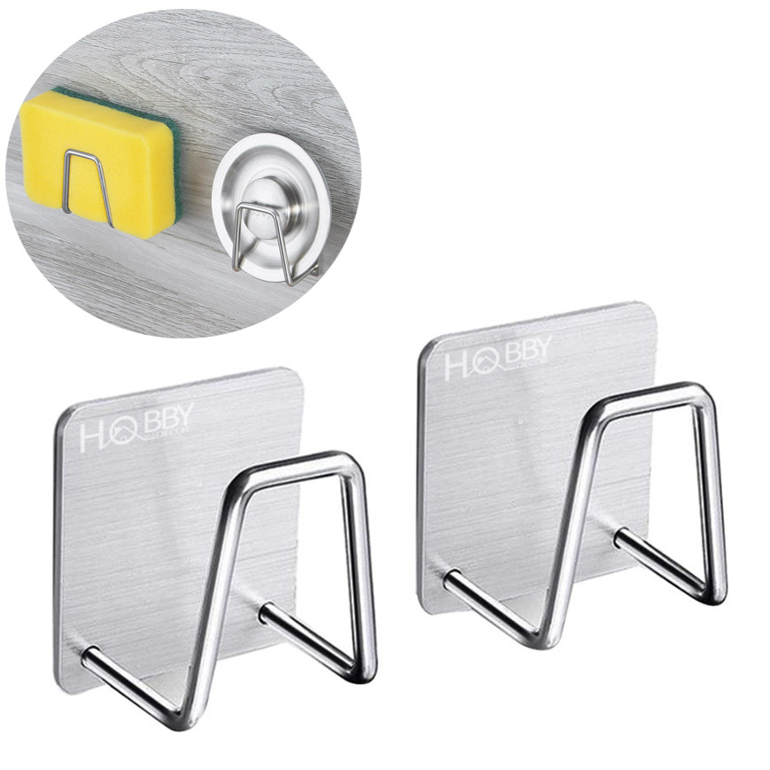 Combo 2 móc treo miếng rửa chén dán tường HOBBY Home Decor MCX-2