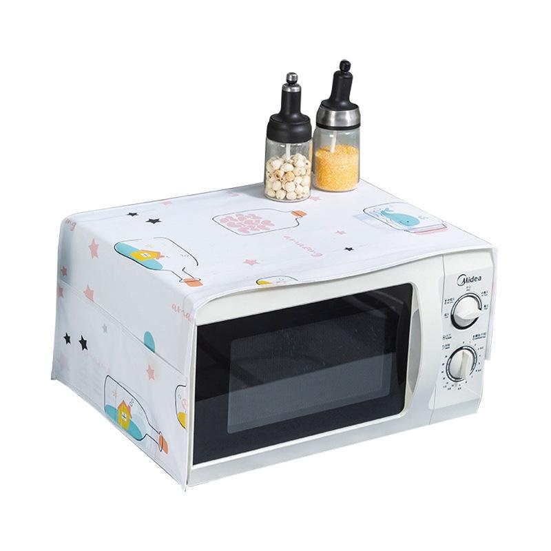 Vỏ Bọc Lò Vi Sóng Chống Thấm Nước / Dầu / Bụi Bẩn Họa Tiết Dễ Thương Tiện Dụng Cho Nhà Bếp