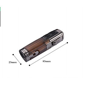 Vỏ Hộp Quẹt Bật Lửa Khò 3 Tia BCZ-466, Có Đục -Nhiều Màu