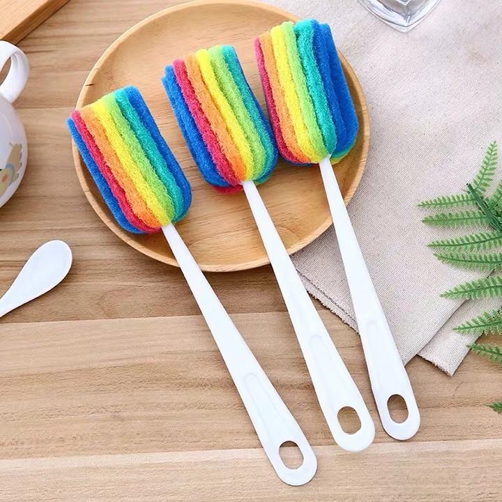 CÂY CỌ RỬA CỐC CHÉN BÌNH SỮA CỌ LY ( 7 MÀU)