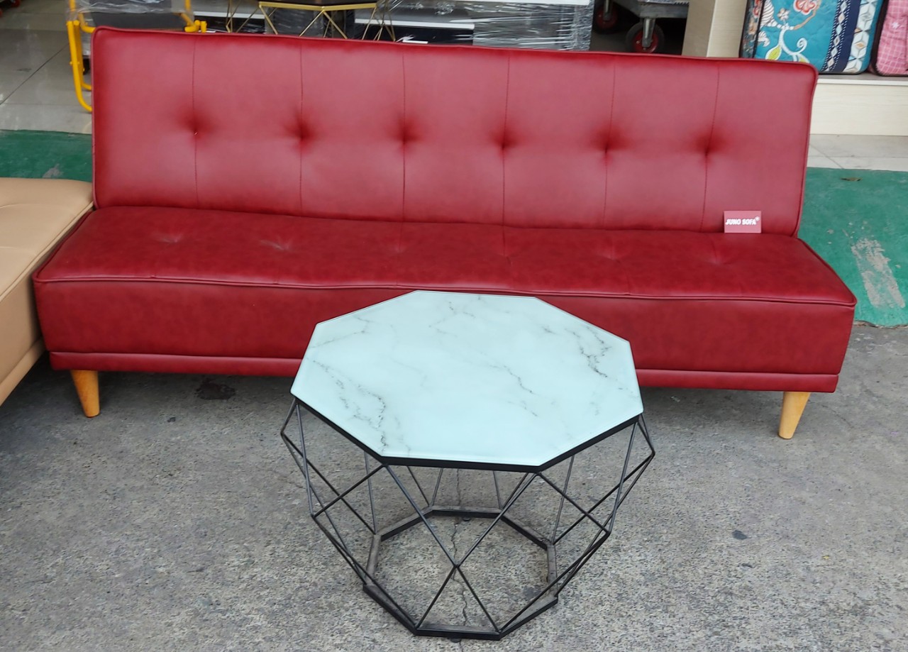 Sofa bed da 1m7 và bàn kim cương Juno Sofa