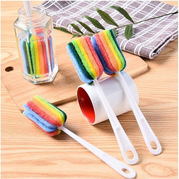CÂY CỌ RỬA CỐC CHÉN BÌNH SỮA CỌ LY ( 7 MÀU)