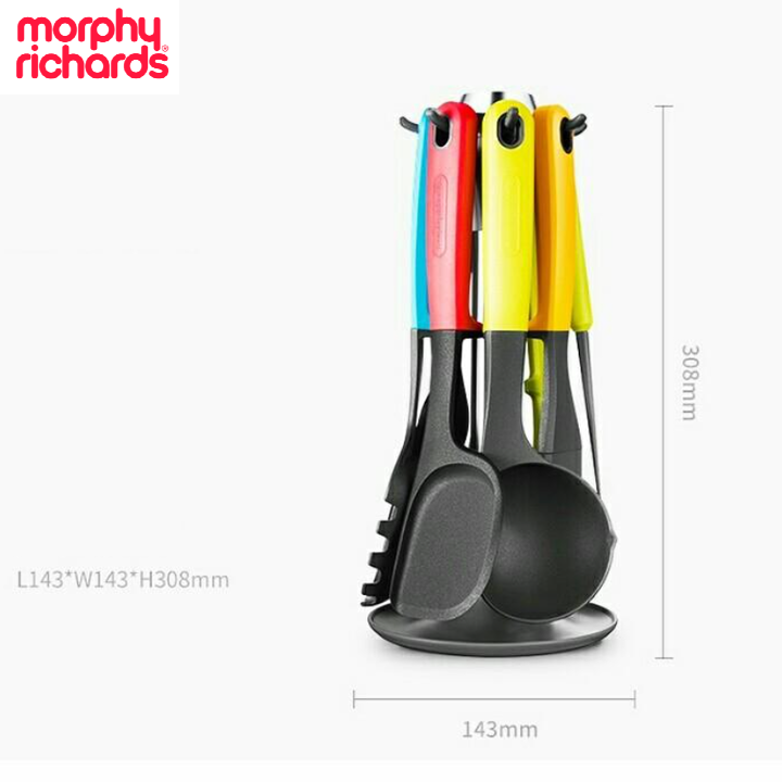 Bộ dụng cụ nhà bếp 7 món Morphy Richards RM1032 - Chất liệu cao cấp chịu nhiệt độ cao - Hàng Nhập Khẩu