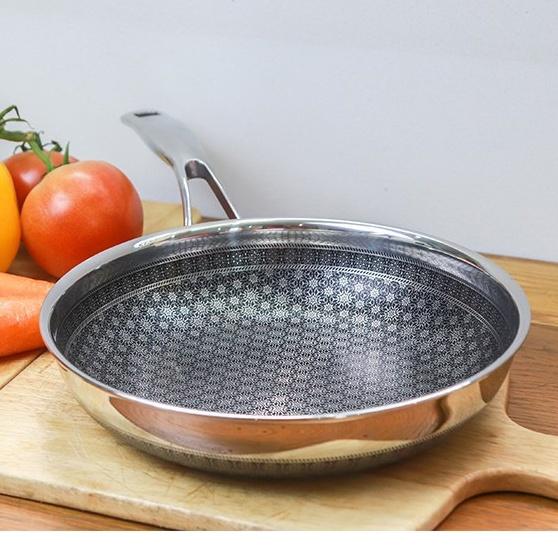 Chảo chống dính 2 mặt hoa tuyết bếp từ cào không xước Kims Cook Noon Song Hàn Quốc - 20cm/22cm/24cm/26cm/28cm/30cm/32cm