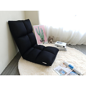 Ghế ngồi bệt Juno sofa vải lưới màu đen 