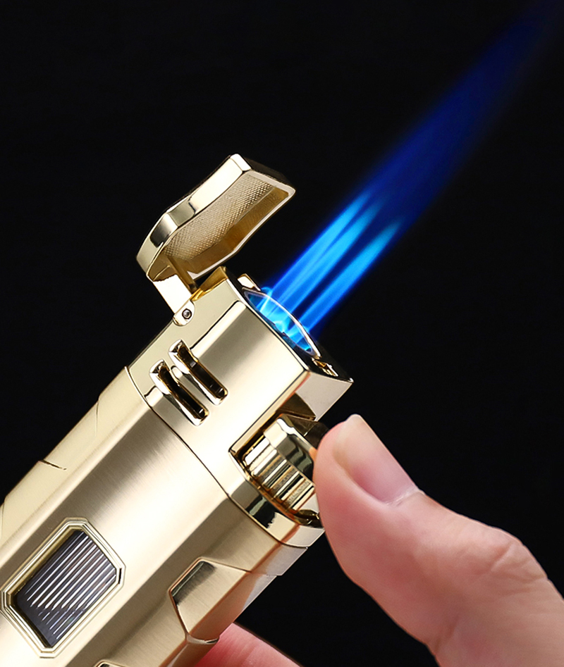 Vỏ Hột Quẹt Bật Lửa Gas Honest BCZ-758 Khò 3 Tia Cực Mạnh - Nhiều màu