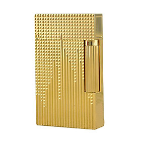 Vỏ Hột Quẹt Bật Lửa Upon D12V Họa Tiết Kẻ Dọc Tạo Lượn Sóng Độc Đáo - Dùng Ga Đá Cao Cấp
