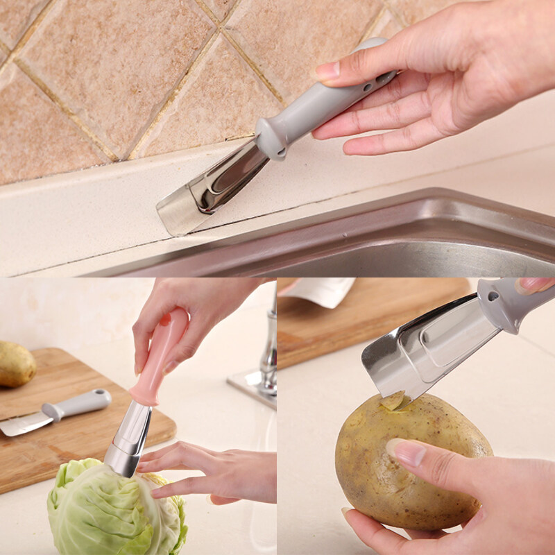 (Combo 2) Dụng cụ rã đá đông tủ lạnh, tỉa rau củ quả, dụng cụ nhà bếp đa năng - Henrysa