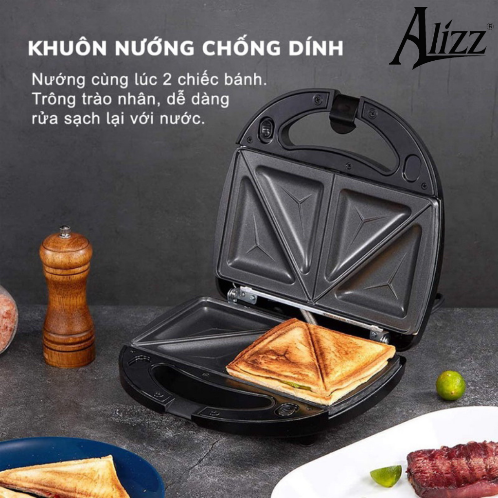 Máy Nướng Bánh Hotdog 750W ALIZZ AL-13556
