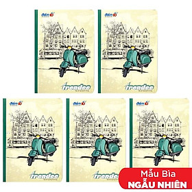 Combo 5 Tập Trendee Kẻ Ngang 72 Trang ĐL 60g/m2 - Thiên Long NB-081 (Mẫu Màu Giao Ngẫu Nhiên)