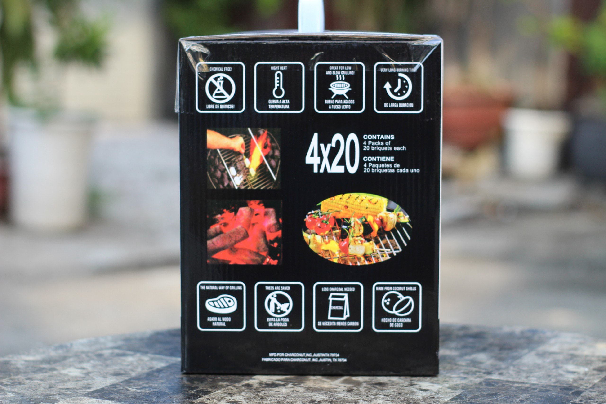 Than gáo dừa không khói chính hãng R2D hộp 4 KG than nướng BBQ an toàn cho sức khoẻ gia đình bạn
