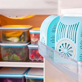 Hộp than hoạt tính khử mùi tủ lạnh công nghệ cao  ,giúp làm sạch không khí và ngăn vi khuẩn phát triển 