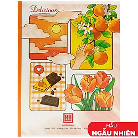 Tập Học Sinh Class Deliciu 4 Ô Ly Vuông 96 Trang 70gsm - Hồng Hà 0322 (Mẫu Sản Phẩm Giao Ngẫu Nhiên)