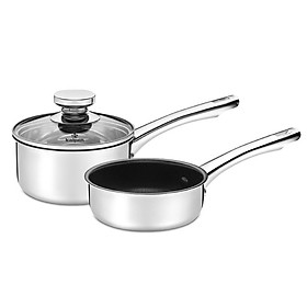Bộ Nồi Chảo INOX 304 Cao Cấp 3 Đáy Liền Khối Baby BB14 Chính Hãng KALPEN