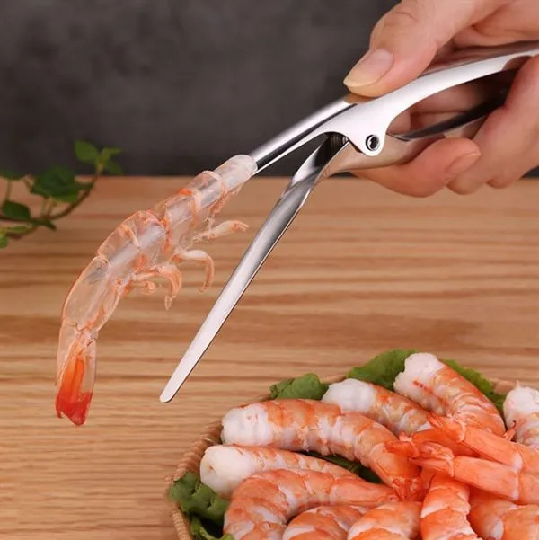 Dụng cụ tách vỏ tôm - Kẹp lột vỏ hải sản - Dụng cụ lọt vỏ tôm siêu nhanh - Dụng cụ rút chỉ tôm - HENRYSA