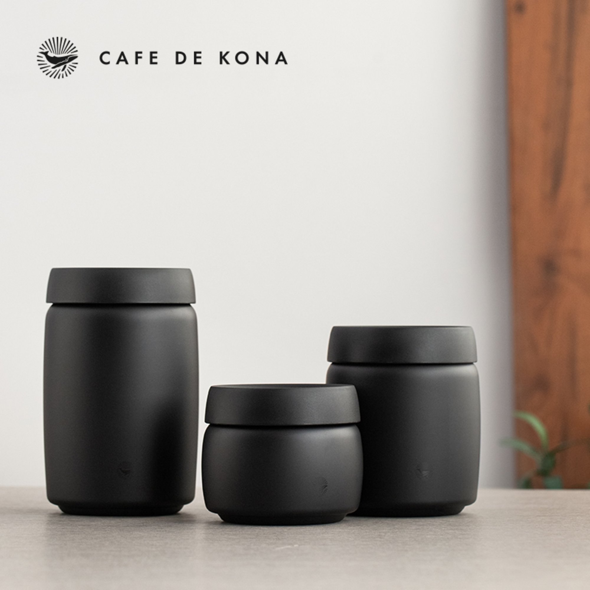 Hũ lọ inox 304 hút chân không bảo quản thực phẩm Cafede Kona