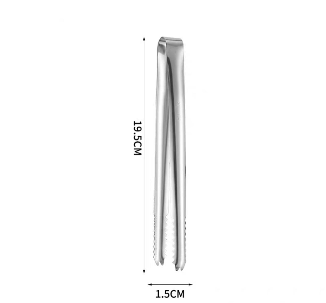Dụng Cụ Gắp Đá, Gắp Thực Phẩm, Chất Liệu Bằng Inox (Tiện Lợi, Dễ Dàng Sử Dụng)