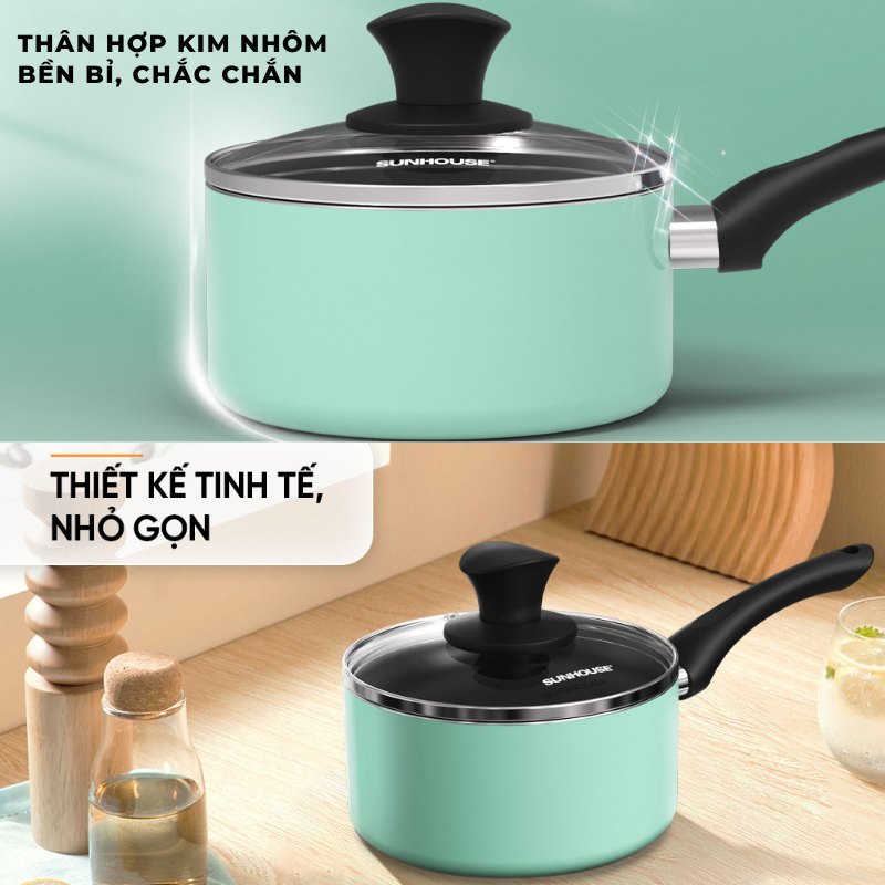 Quánh chống dính đáy từ Sunhouse SHG-MP16M