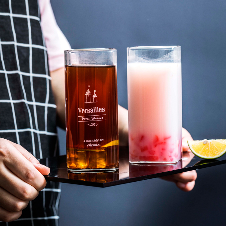 Ly thủy tinh vuông chịu nhiệt 400ml, 240ml