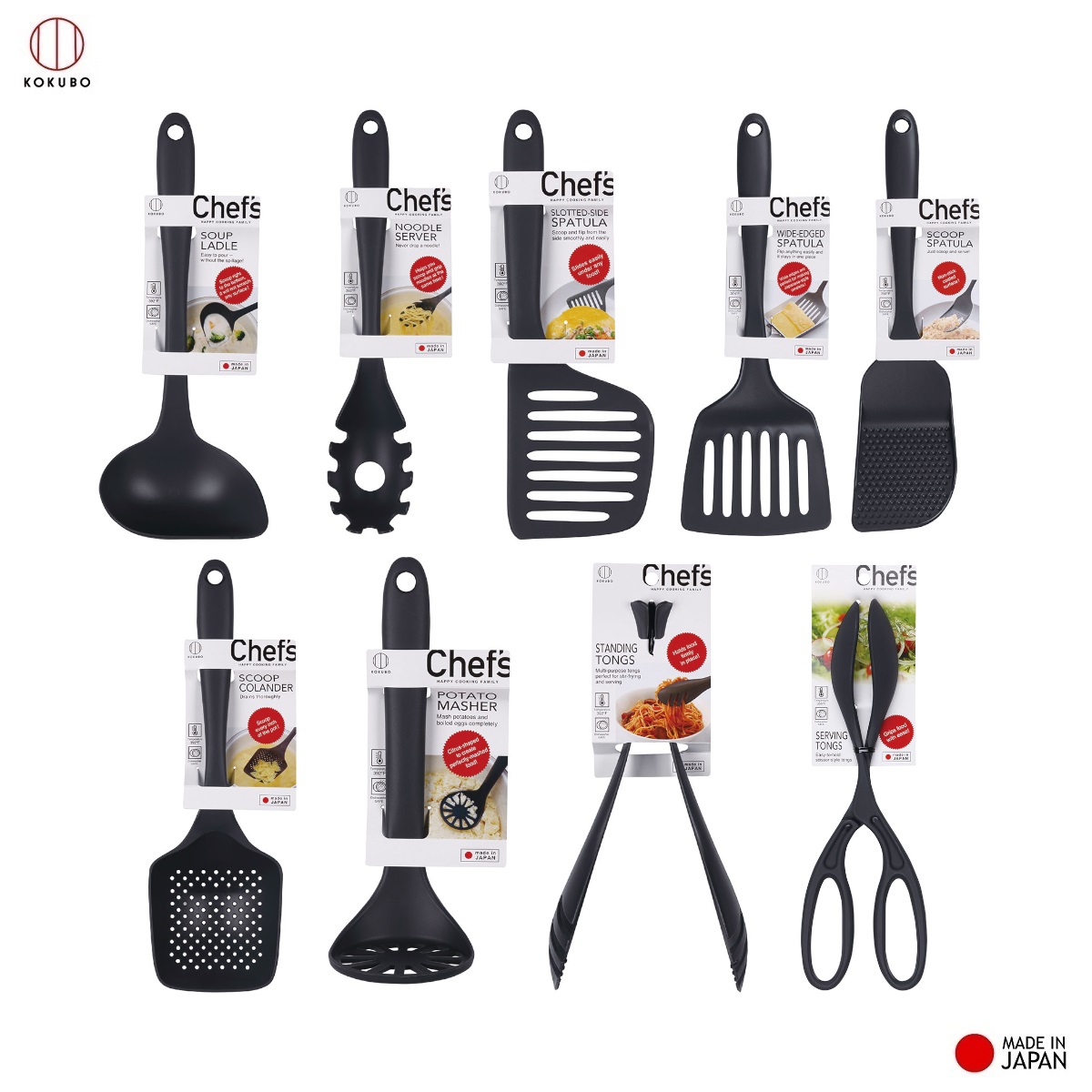 Bộ dụng cụ nhà bếp cao cấp chính hãng Kokubo Chef