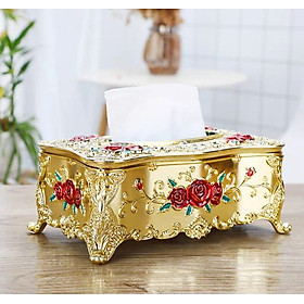 Hộp khăn giấy Hợp kim chữ nhật 76101C