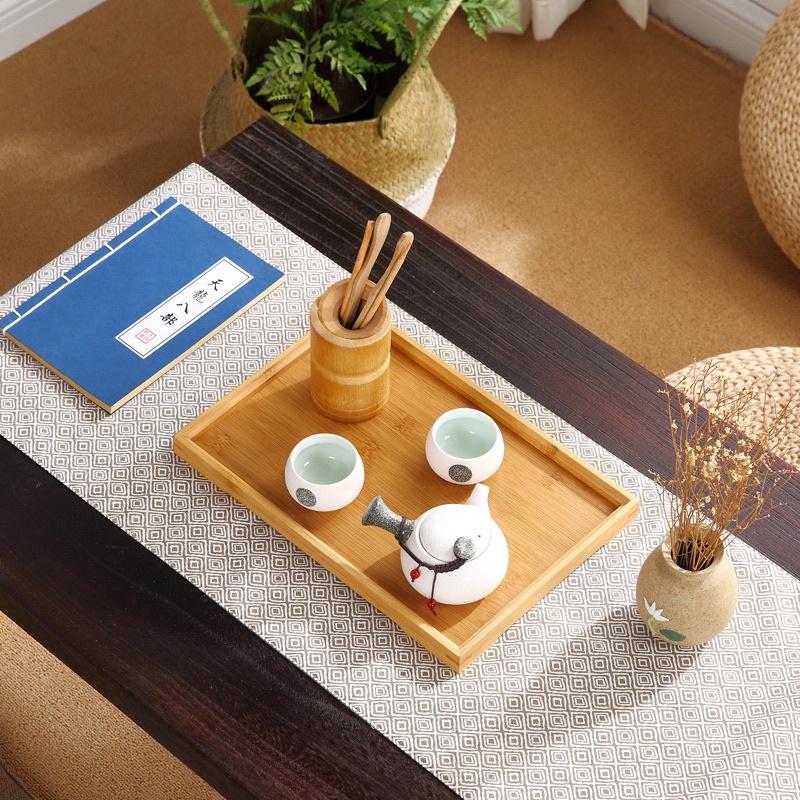 khay trà trúc kích thước 37x30x3