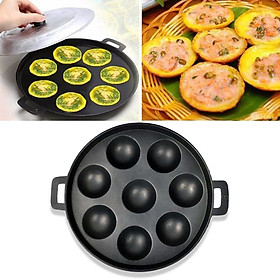 Chảo Đổ Bánh Khọt, Bánh Căn 8 Khuôn Chống Dính